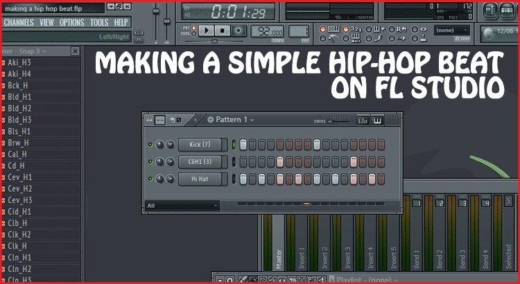 Making a simple Hip Hop Beat on FL Studio video tutorial