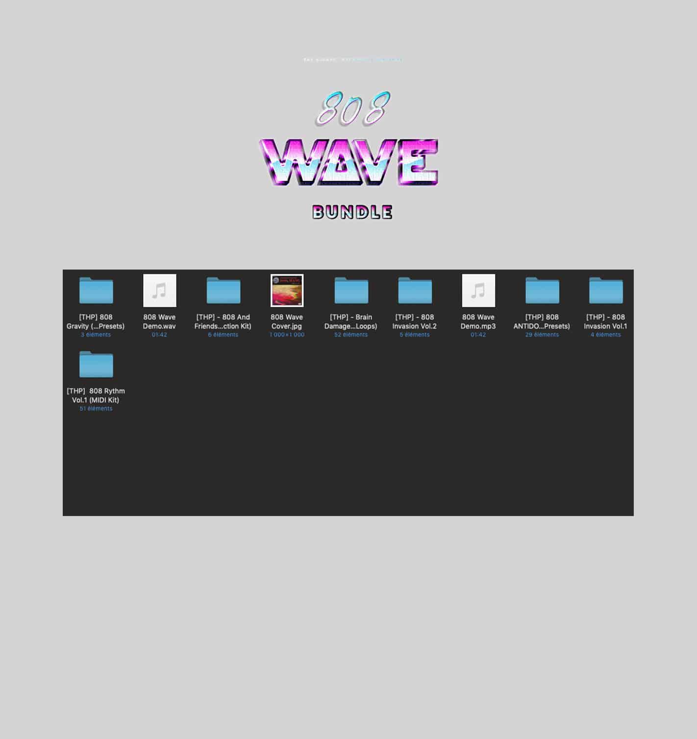 THP - 808 Wave Bundle (8 Full 808 Kits) - The Highest Producers