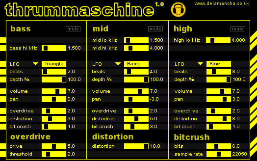 Multiband Bitcrusher I and thrummaschine,